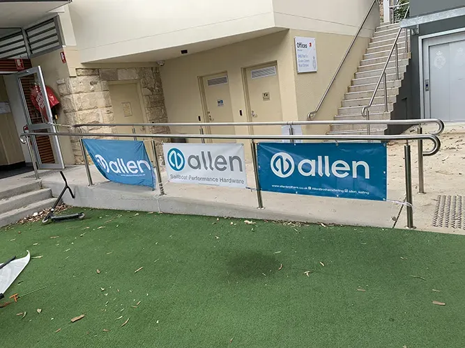 Allen Banners at the NSW Flying 11 States as Title Sponsor